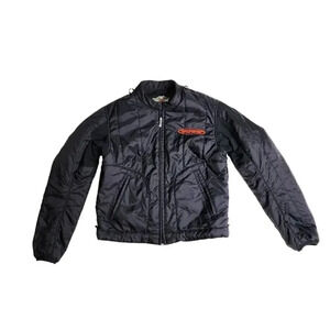 Harley Davidson Women's‎ FXRG Nylon Motorcycle Jacket Size Medium Black